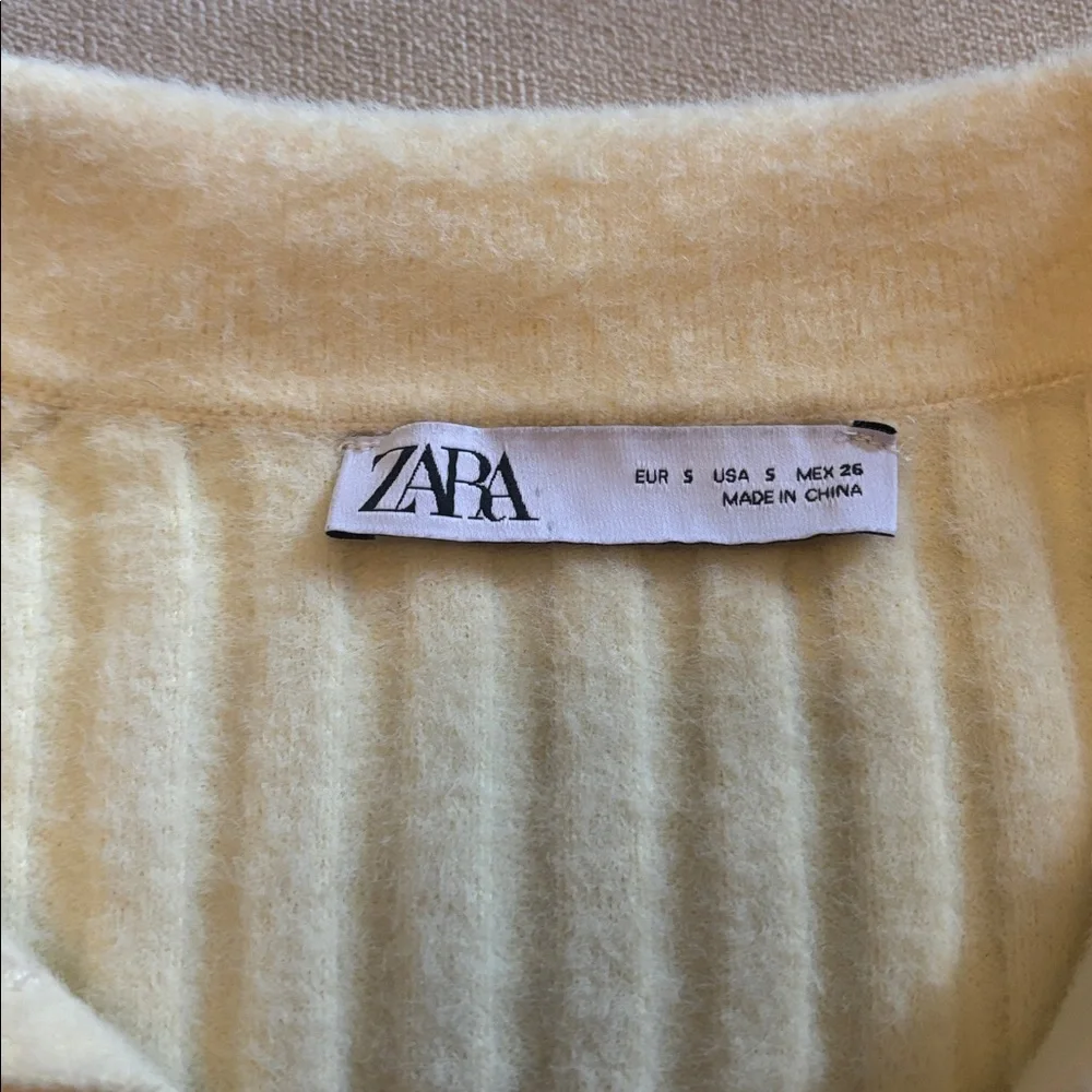 Zara Butter Yellow Polo Sweater - Picture 4 of 5